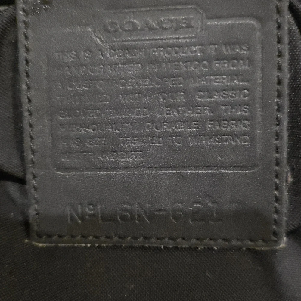 Coach Vintage Neoprene & Leather Trim 3 Compartment Tote #6217